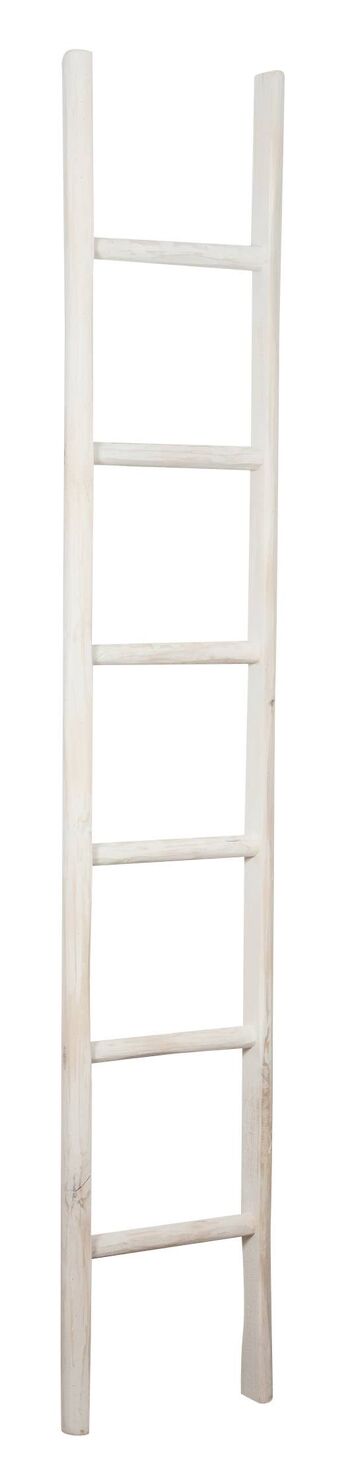 Escalier Bois Finition Blanc Antique L36xpr6xh200 L6681-B 1