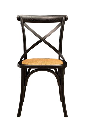 Chaise Thonet En Frêne Massif Et Assise En Rotin L7506-3 3