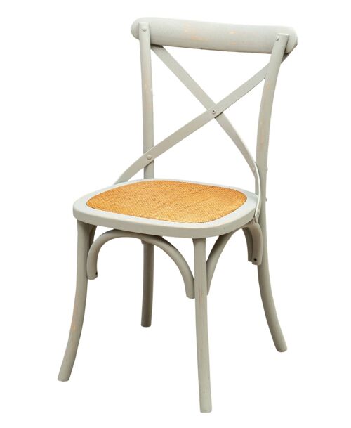 Sedia Thonet In Massello Di Frassino E Seduta Rattan L7506-4