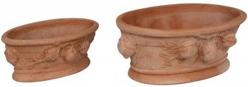 Set 2 Cassette In Terracotta 100% Made In Italy T0684-2