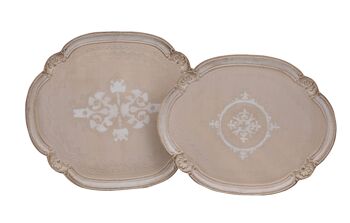 Set Deux Plateaux Bois Florentin L6855 1