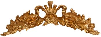 Dessus de porte en finition feuille d'or antique L6387 2