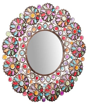 Miroir Rond à Suspendre Diamètre 73 Cm. 1