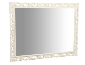 Miroir mural en bois finition anti-blanc L7542-B 1