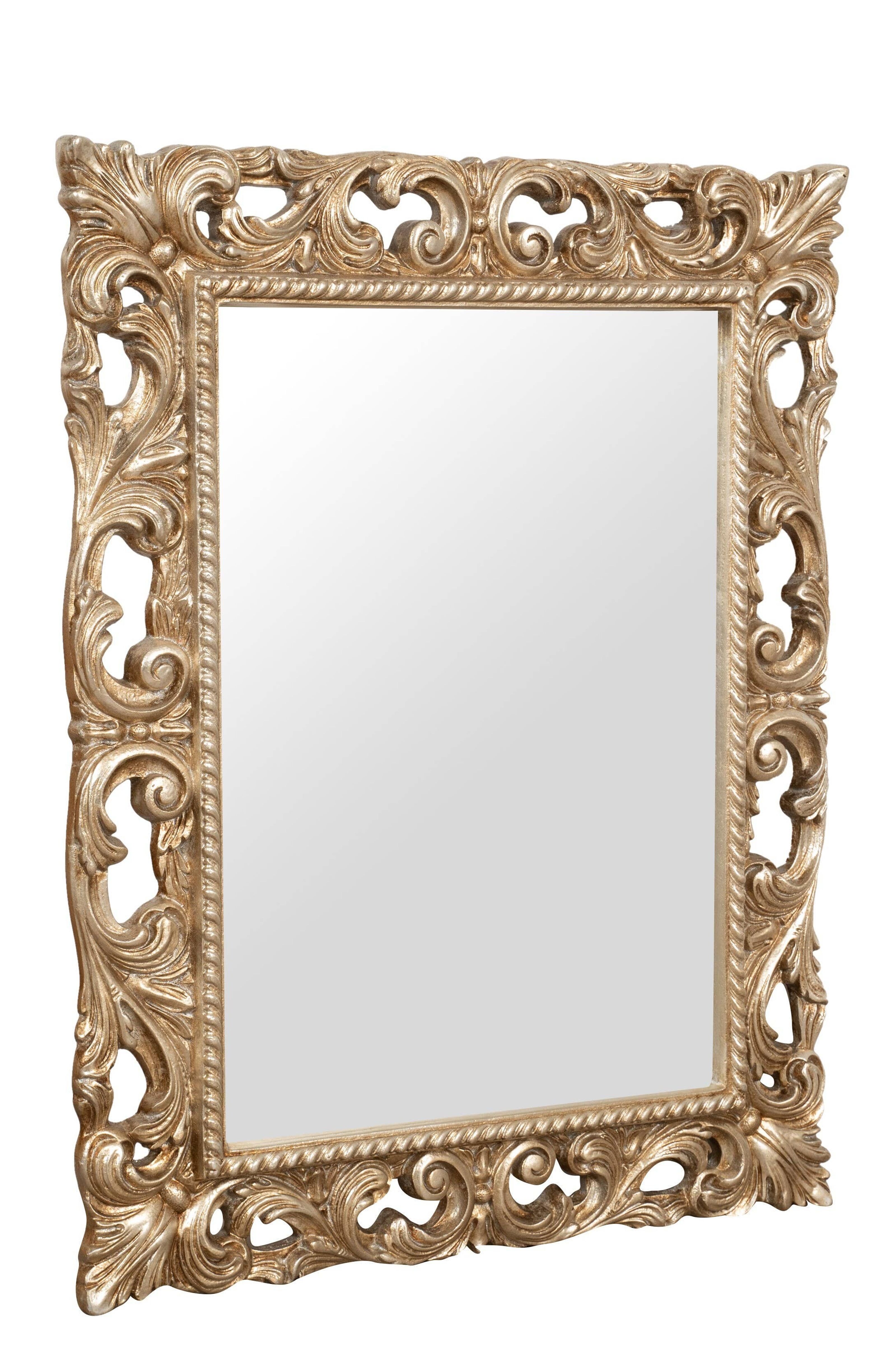 Buy wholesale Wall Mirror In Wood Argen Leaf Finish L7541-A