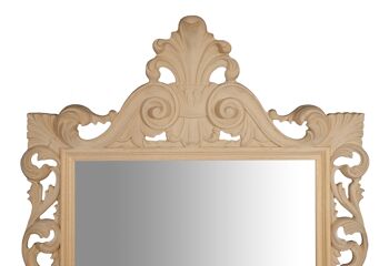 Miroir Mural En Bois Finition Brute L7286-G 3