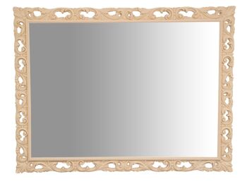 Miroir mural en bois finition brute Made L7542-G 2