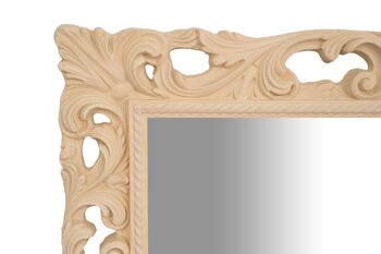 Miroir mural en bois finition brute Made L7542-G 3