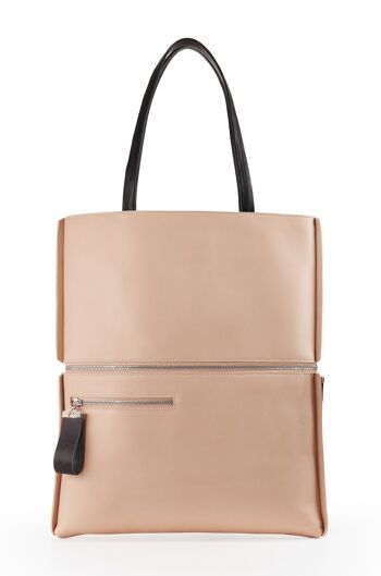 Tote bag et sac baguette, l'Impeccable Nude 3