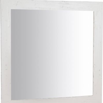 Specchiera Quadrata A Muro In Legno Massello Di L6099-B