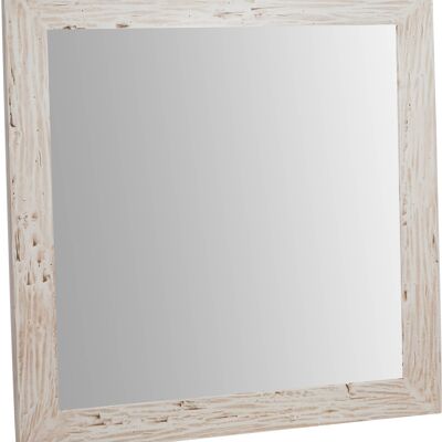 Specchiera Quadrata A Muro In Legno Massello Di L6099-C