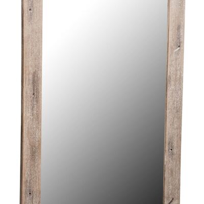 Specchio Da Parete In Legno Massello Rustico L6270