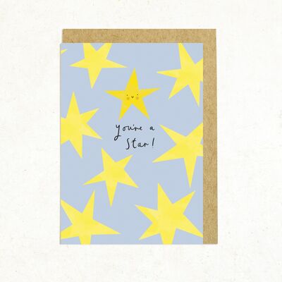 You're a star greeting card