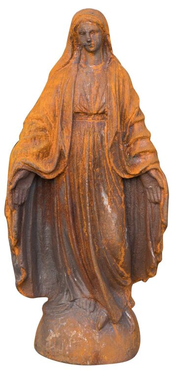 Statue de la Vierge en fonte finition G0857 2