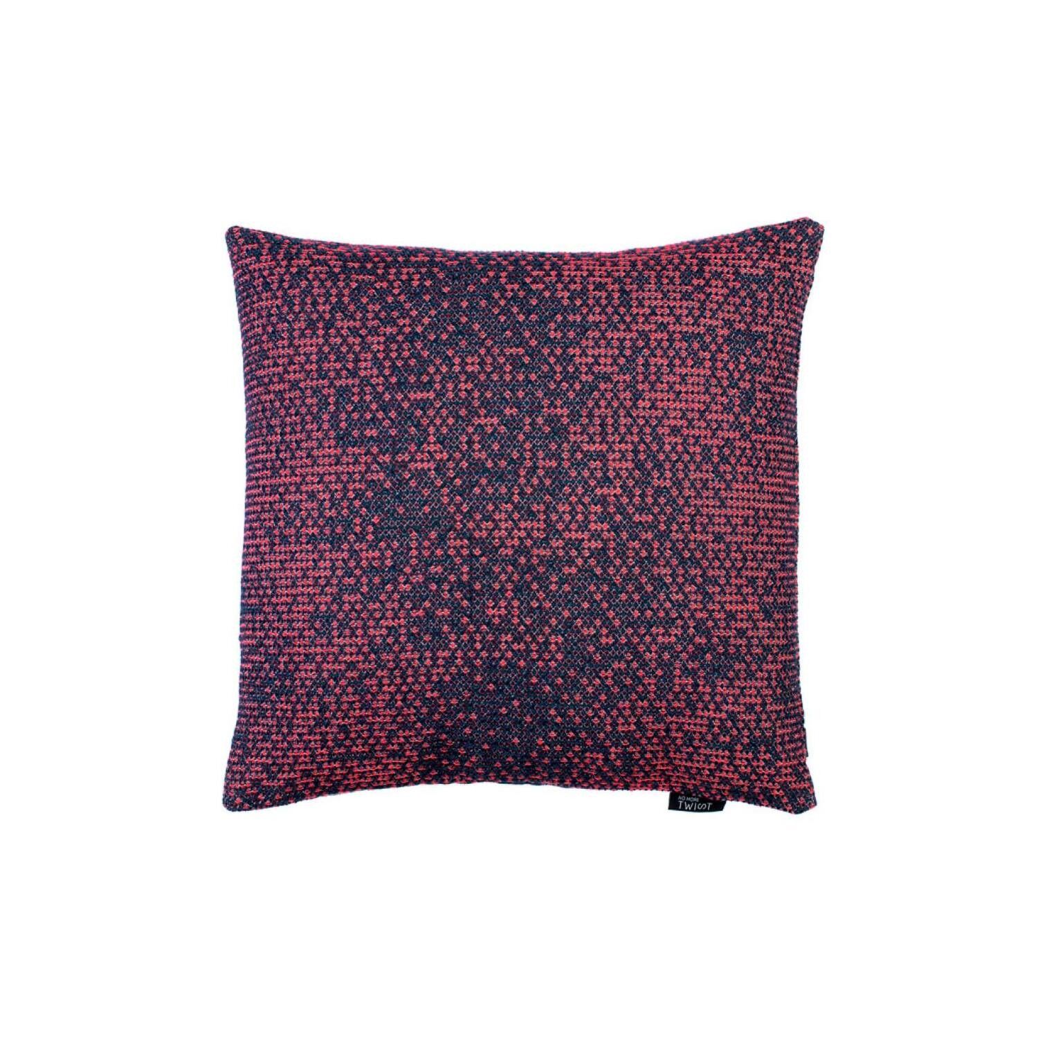 Silicon dark coral square cushion