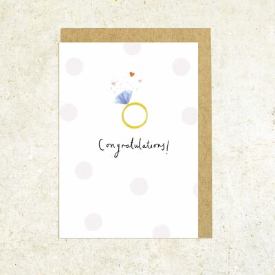 Engagement/wedding greeting card