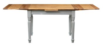 Table de campagne extensible en bois massif de L4072-GNT 4