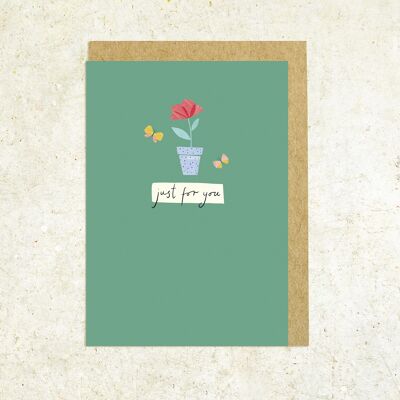 Just for you greeting card