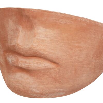 Vaso A Forma Di Faccia In Terracotta  100% Made T0686