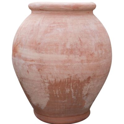 Vaso Conca Giara Liscia Invecchiata, In Terracotta T0574-01