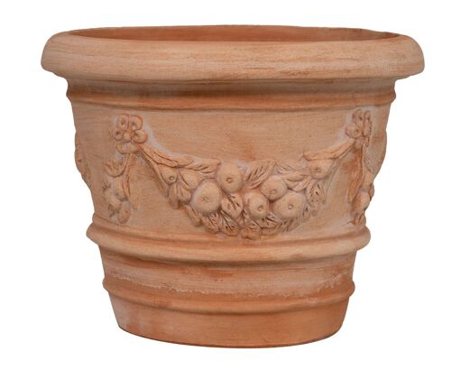 Vaso In Terracotta 100% Made In Italy Interamente T0674