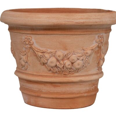 Vaso In Terracotta 100% Made In Italy Interamente T0674