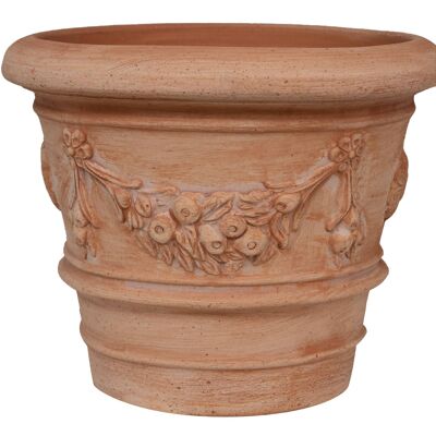 Vaso In Terracotta 100% Made In Italy Interamente T0675