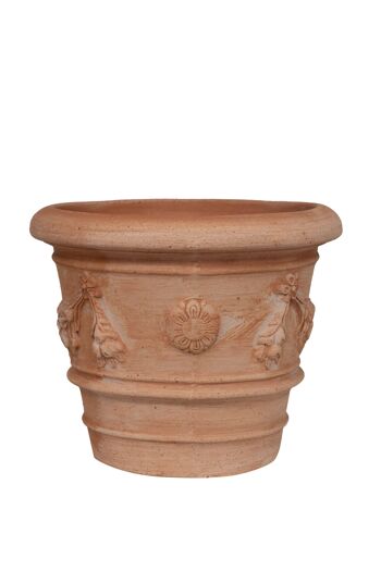 Vase En Terre Cuite 100% Made In Italy Entièrement T0675 3