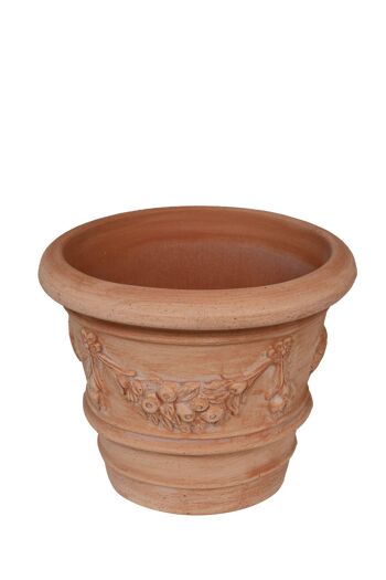 Vase En Terre Cuite 100% Made In Italy Entièrement T0675 2