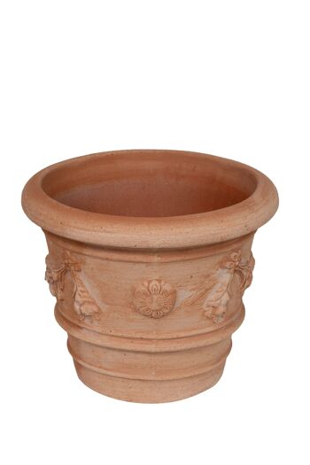 Vase En Terre Cuite 100% Made In Italy Entièrement T0675 4