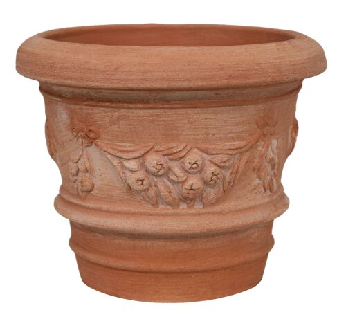 Vaso In Terracotta 100% Made In Italy Interamente T0676