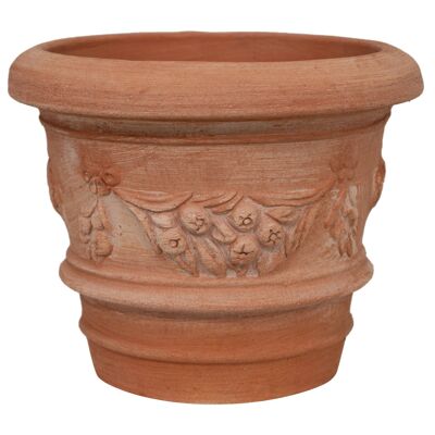 Vaso In Terracotta 100% Made In Italy Interamente T0676