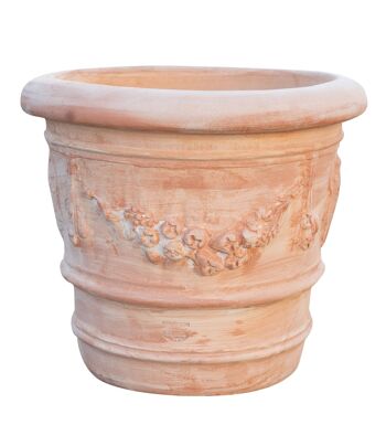 Vase En Terre Cuite Di Galestro 100% Made In Italy T0780 1