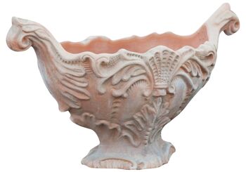 Vase vieilli, en terre cuite toscane 100% Made In T0395 1