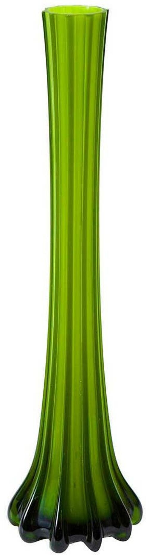 Vaso Vintage In Vetro Colorato Piccolo/verde