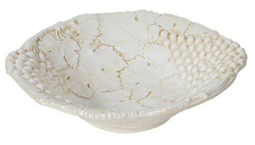 Vassoio Fruttiera Centro Tavola In Ceramica Di Bassano C1468