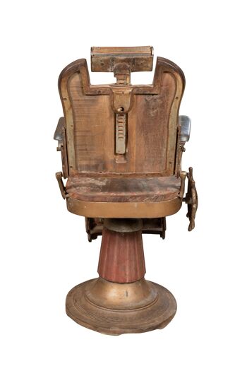 Ancienne chaise de barbier restaurée F1592-15 3