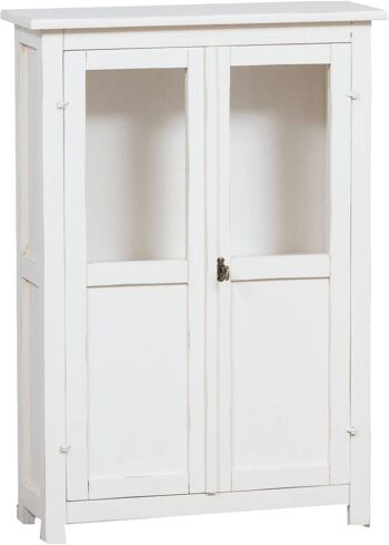 Vitrine Country En Bois De Tilleul Massif L5448-B 1