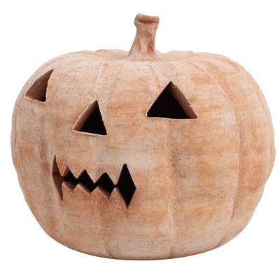 Zucca Halloween Lanterna Terracotta 100% Made In Italy T0597-02