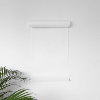 Rouleau de papier - Montures blanches avec papier blanc