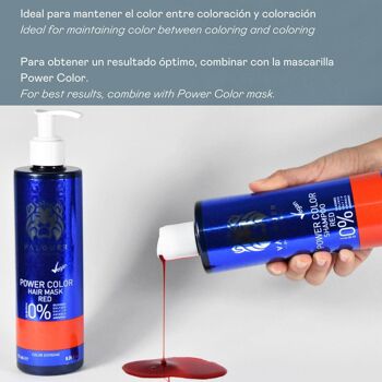 Shampooing Color Power Rouge - 400 ml 3