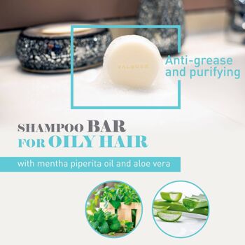 Shampoing solide sans sulfates Pure Cheveux Gras - 50 gr 4