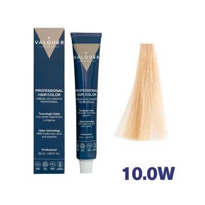Crème colorante Vplex 10.0W Blond Platine Chaud - 60 Ml