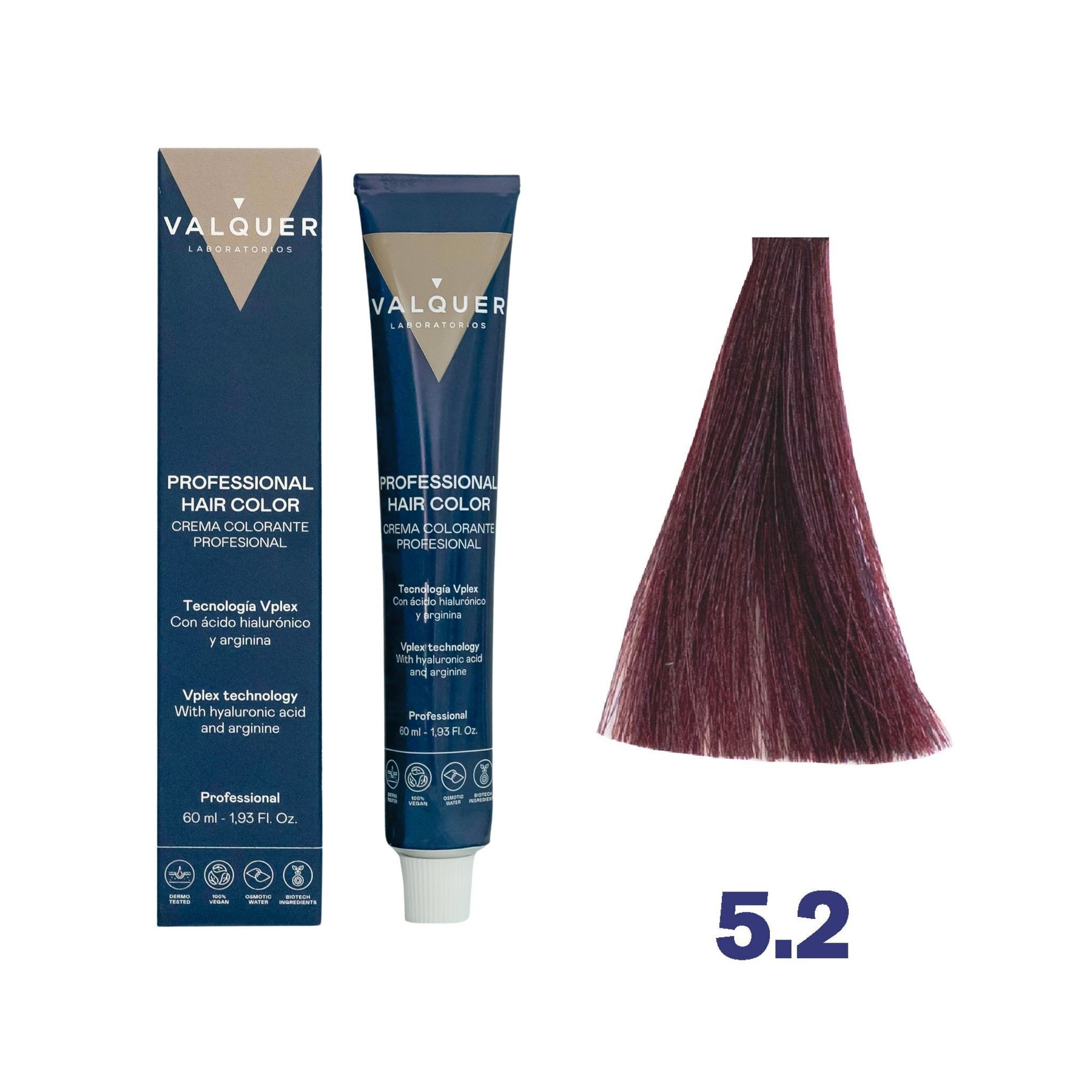 Vplex 5 Färbecreme.2 Hellbraun Violett - 60 ml