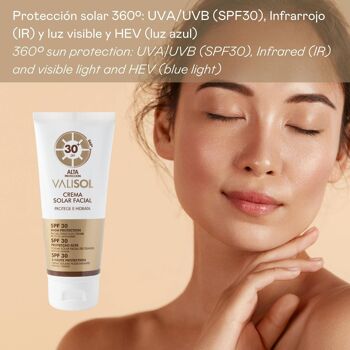 Crème solaire visage 360º SPF 30 - 75 ml 2