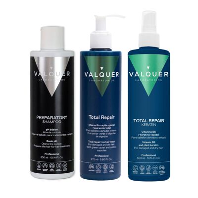Pack shampoing préparation kératine froide + Kératine + Ice Hair