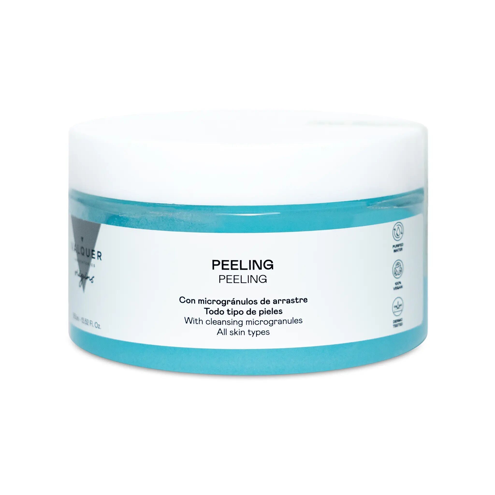 Peeling du visage. Exfoliation professionnelle douce.Peau propre, lisse et renouvelée – 250 ml