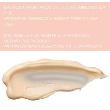 Lait hydratant bronzant visage et corps à la carotte2 3