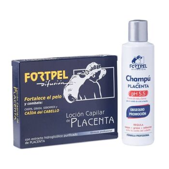 Pack 6 flacons placenta 6x15 ml + Shampooing placenta 200 ml 1