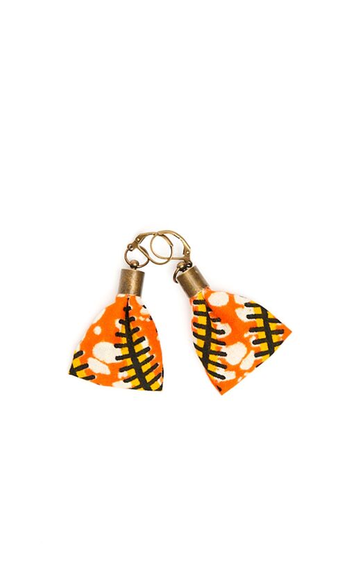 Boucles d'oreilles - Orange Snail